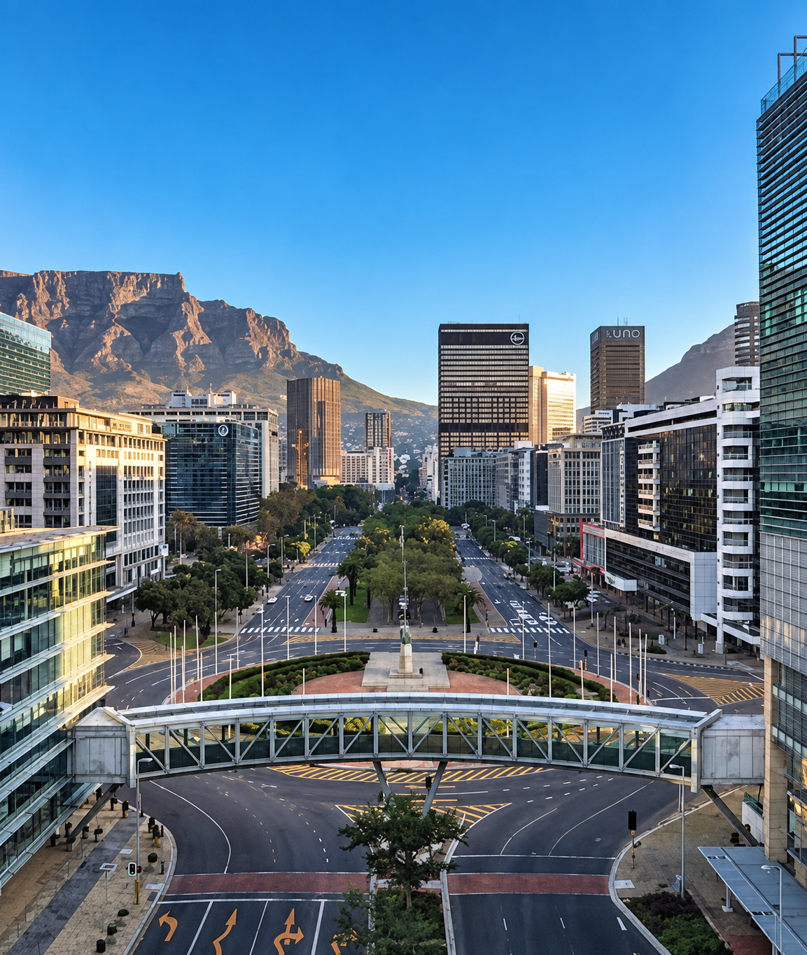 Cape Town skyline with Table Mountain